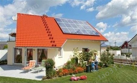 农村分布式家庭屋顶太阳能屋顶光伏电站