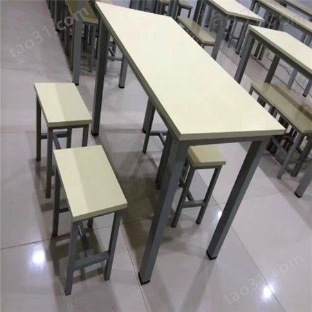 山西晋中颗粒板课桌椅蓝色黄色桌面课桌椅厂家可定制单双人课桌椅