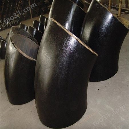 专业生产厚壁 无缝焊接 冲压弯头 大口径对焊探伤焊 90°45度弯头可定制