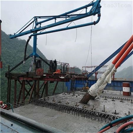 重庆市城口县鸣瑞管业 15米手动框架布料机混凝土布料机15米手动布料机 框架布料机质优价廉