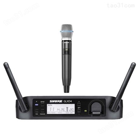 Shure/舒尔 GLXD24/SM58 无线数字乐器话筒麦克风 舞台会议专用话筒