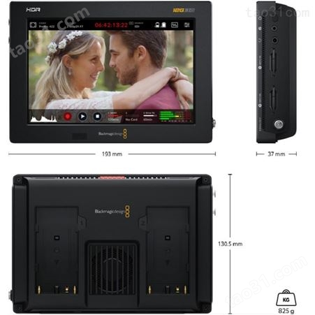 Blackmagic Video Assist 7 12G HDR专业监视器记录仪 BMD
