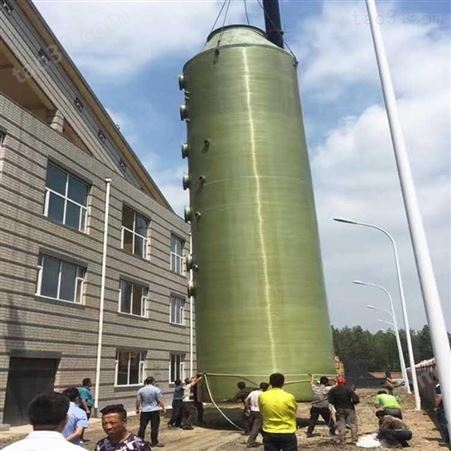 河北全新型脱硫塔厂家 一体化脱硫塔 砖窑专用喷淋塔