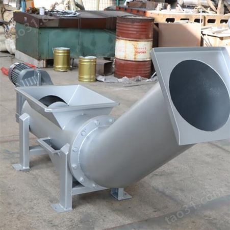 广州微乐环保螺旋压榨机-小型不锈钢压榨机-餐厨垃圾螺旋压榨机-废水污水处理设备