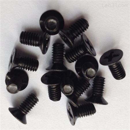 现货黑色不锈钢平头螺丝品质保障 耐腐蚀达克罗  品种全