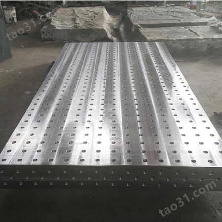 可订购 T型槽焊接装配平台 铸铁检验平台保证质量