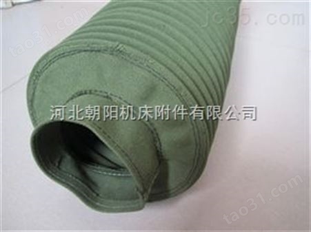 密封型耐磨绿色帆布输送软连接