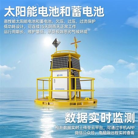海洋水质监测仪 漂浮式水面浮动码头航标 气象水文水位实时监测系统