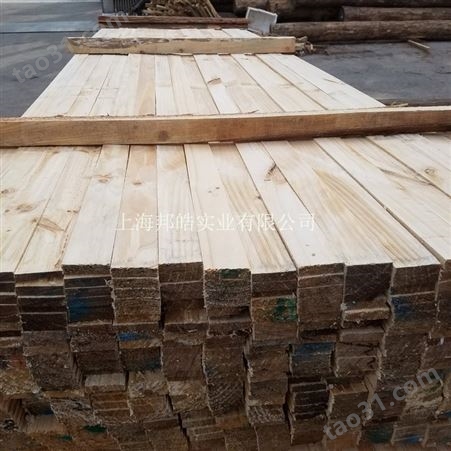 邦皓木业松木条定制加工所需规格易固定不易劈裂新西兰松木方