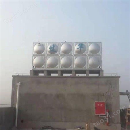 四川健华不锈钢方形圆柱形保温水箱厂家价格