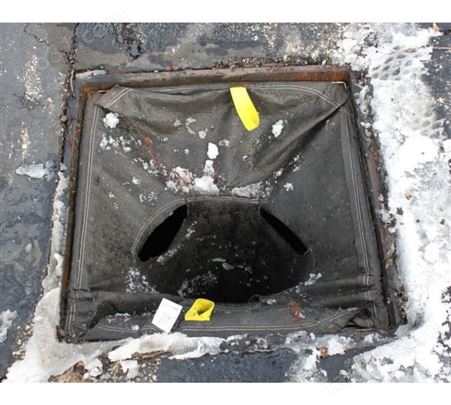 圆形雨水口窨井口截污挂篮 只接住沉淀物、垃圾和碎片 1340