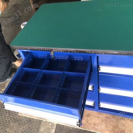 供应广西工具车 20MM桌面工具柜 钳工铁皮工具车
