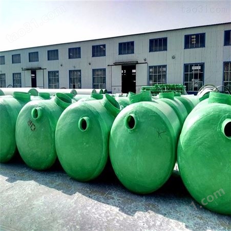 万锦江西宜春玻璃钢化粪池缠绕一体式2-100立方米供房地产楼盘小区改造用