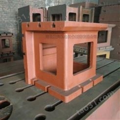 定制生产 雕刻机摇臂钻方箱工作台 400*300角度铸铁方箱 机床垫箱