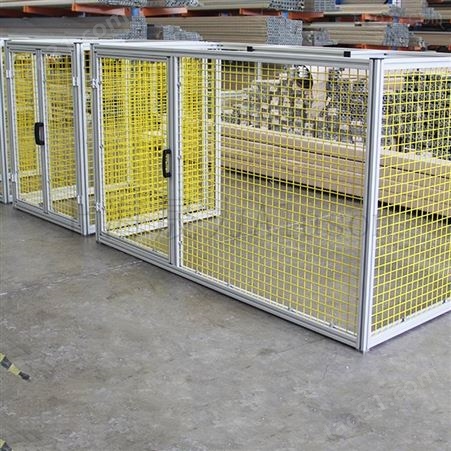 铝型材铝合金安全围栏晟力Aluson锂电池模组自动生产线
