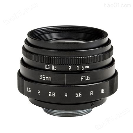 Fujian Lens APSC 35mm F1.6 C Mount lens 35mm Black Factory direct deal