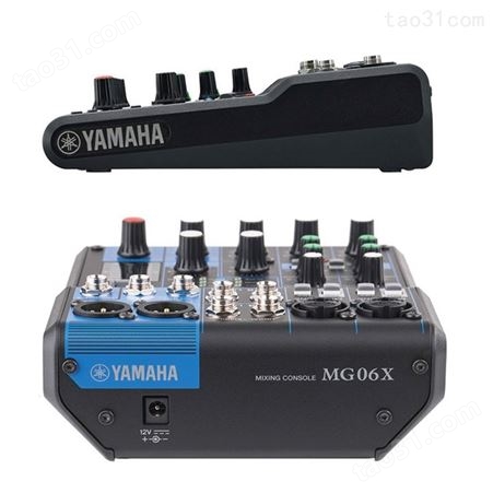 Yamaha/雅马哈 MG06X带效果器调音台6路迷你主播直播调音台会议调音台厂家 6路带效果调音台厂家