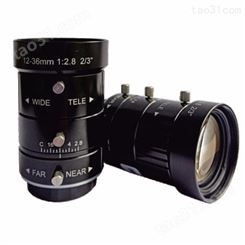 欧姆微工业镜头OM-M281236高分辨率低畸变大靶面设计