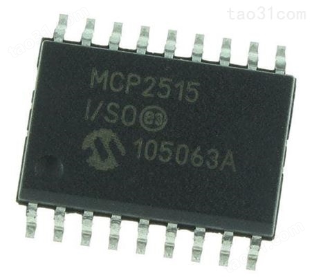 MCP2515-I/SO 电机驱动器及控制器 MICROCHIP 封装SOP85 批次2022+