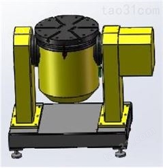 工博士焊接版机器人变位机型号：U型-2 轻型倾斜翻转双轴