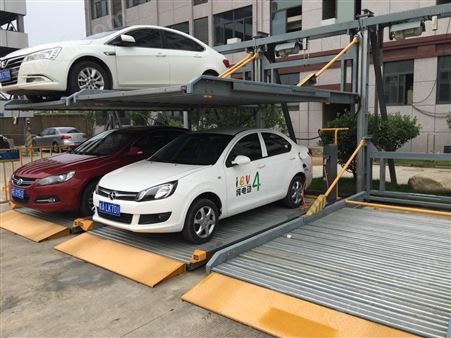 武汉机械式立体停车设备，武汉小区立体车库厂家